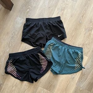 Nike Running Shorts Size Medium x3
